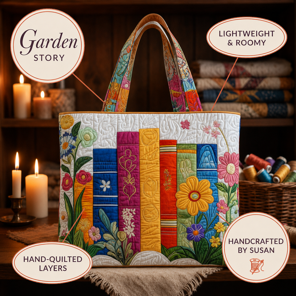 Claire | Garden Story Tote