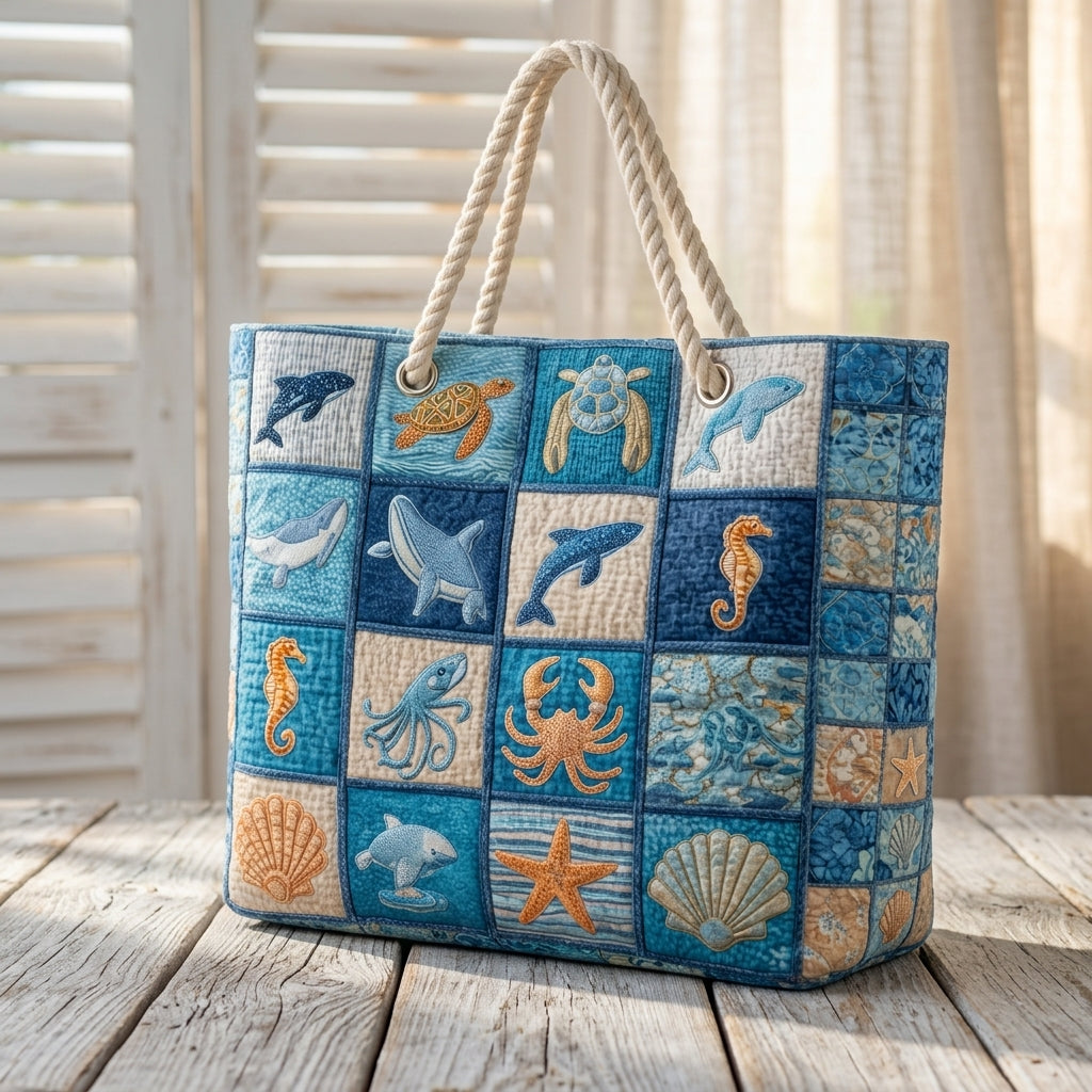 Marina | Ocean Life Beach Bag