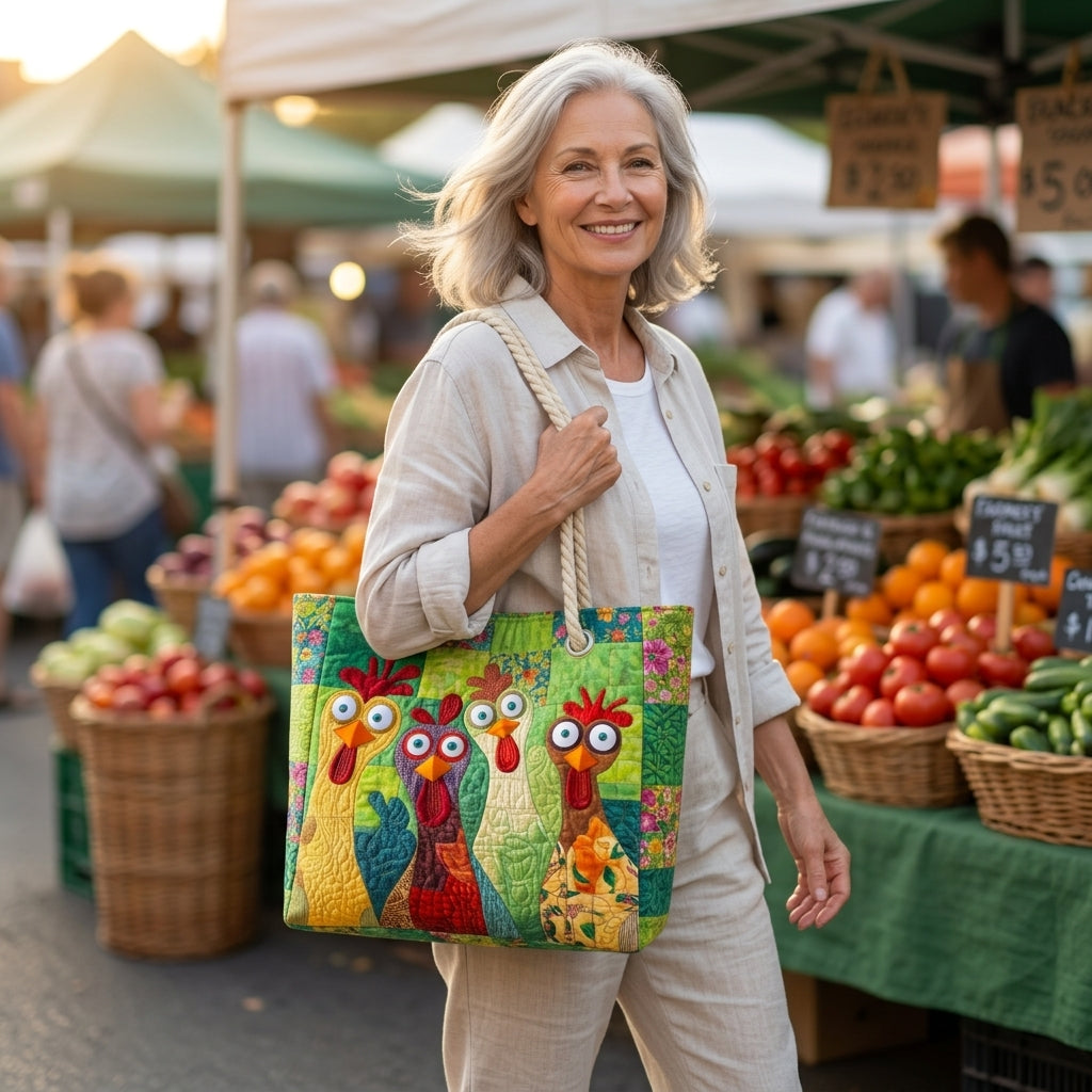 Ruby | Happy Hens Beach Bag