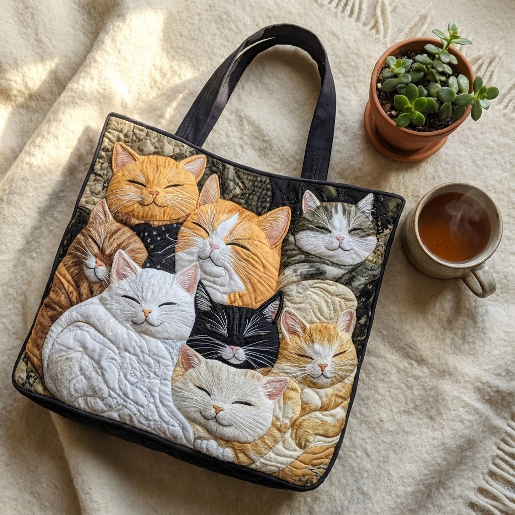 Chloe | Cozy Cat Family Tote