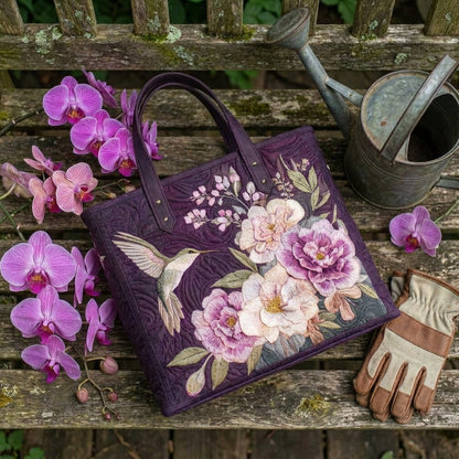 Lillian | Hummingbird Blossom Tote