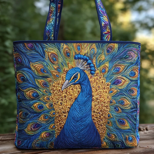 Victoria | Peacock Splendor Tote