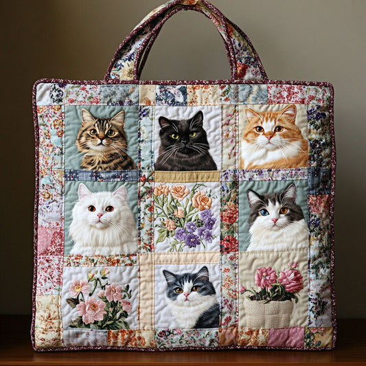 Rosalie | Patchwork Cat Tote