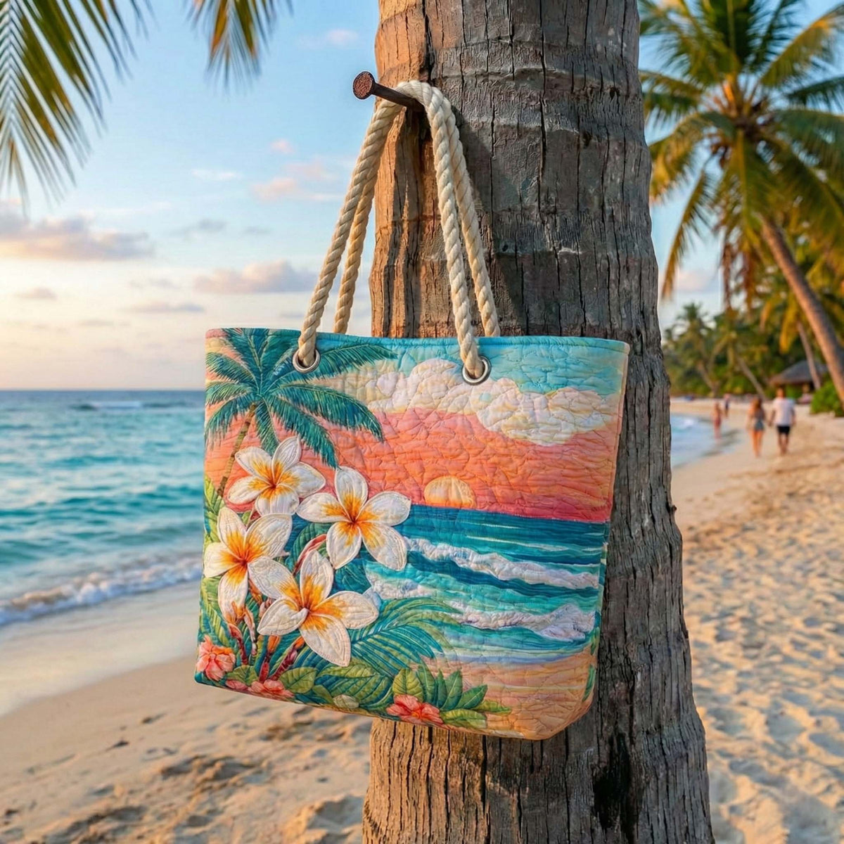 Sienna | Sunset Bloom Beach Bag