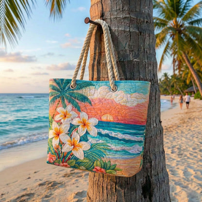Sienna | Sunset Bloom Beach Bag