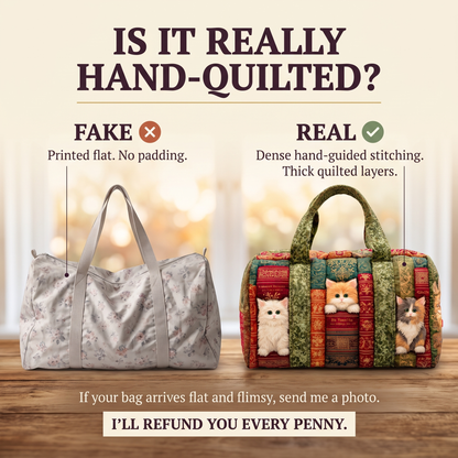 Beatrice | Bookish Cat Duffle