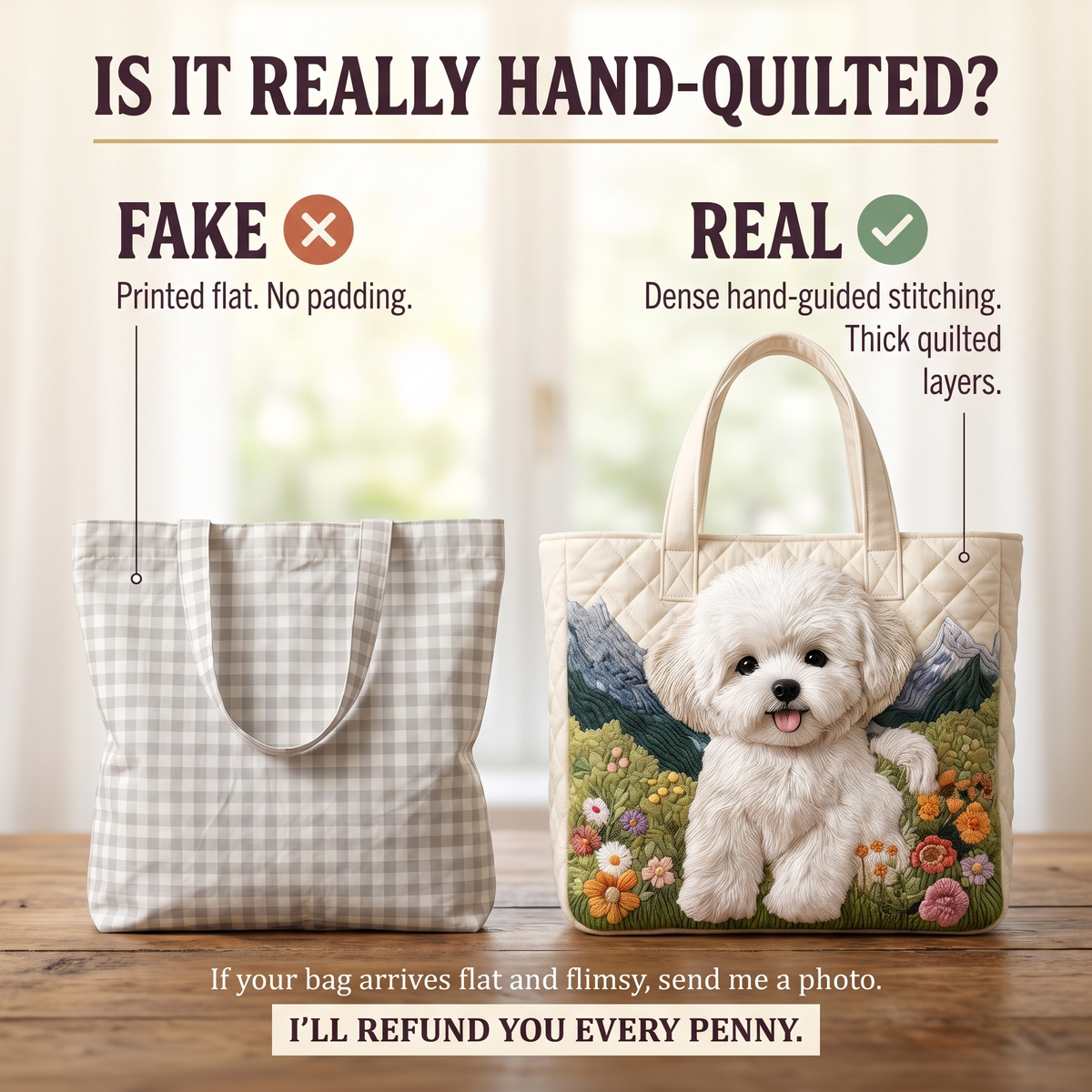Lily | Garden Pup Tote