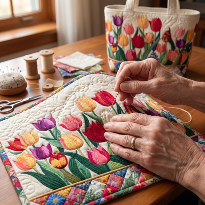 Clara | Tulip Garden Tote