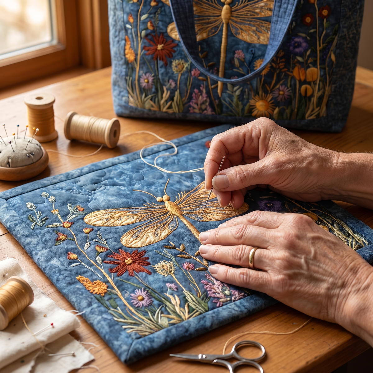 Daphne | Dragonfly Meadow Tote
