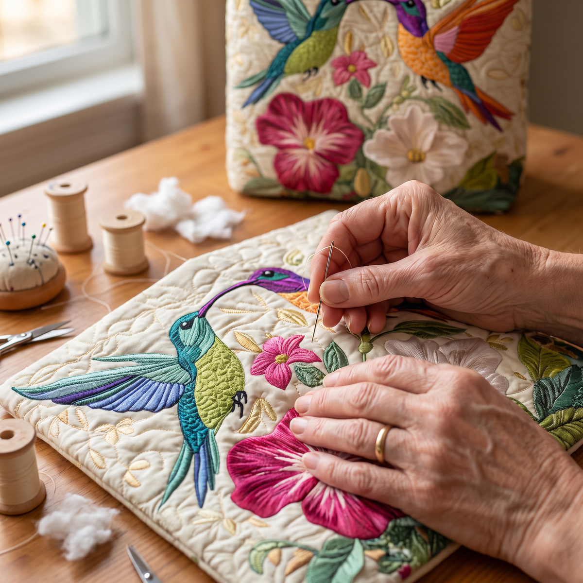 Isabelle | Hummingbird Garden Tote
