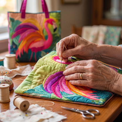 Fiona | Flamingo Paradise Tote