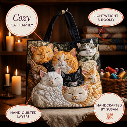 Chloe | Cozy Cat Family Tote