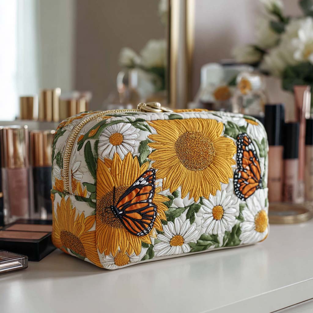 Amelia | Sunlit Butterfly Makeup Bag