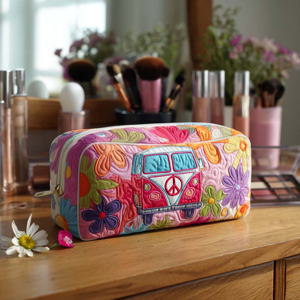 Daisy | Groovy Bloom Makeup Bag