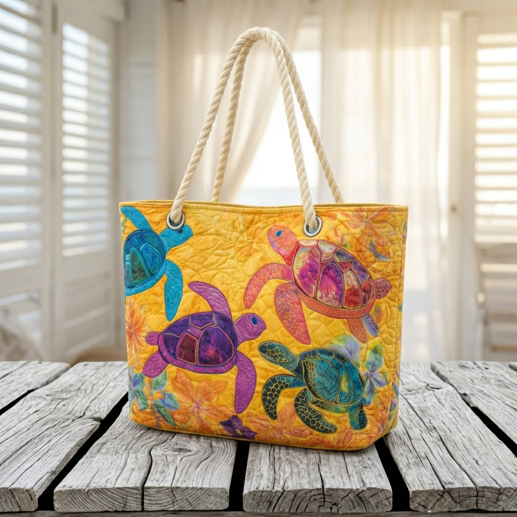 Luna | Tropical Turtle Beach Bag
