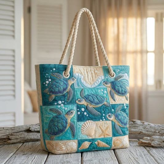 Cora | Sea Turtle Beach Bag
