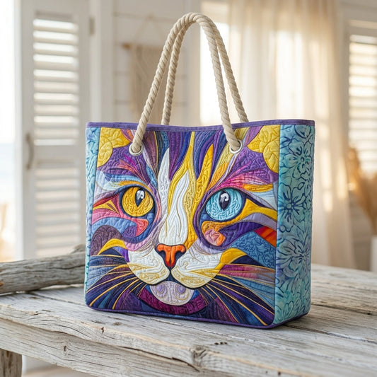Luna | Whimsical Cat Beach Bag