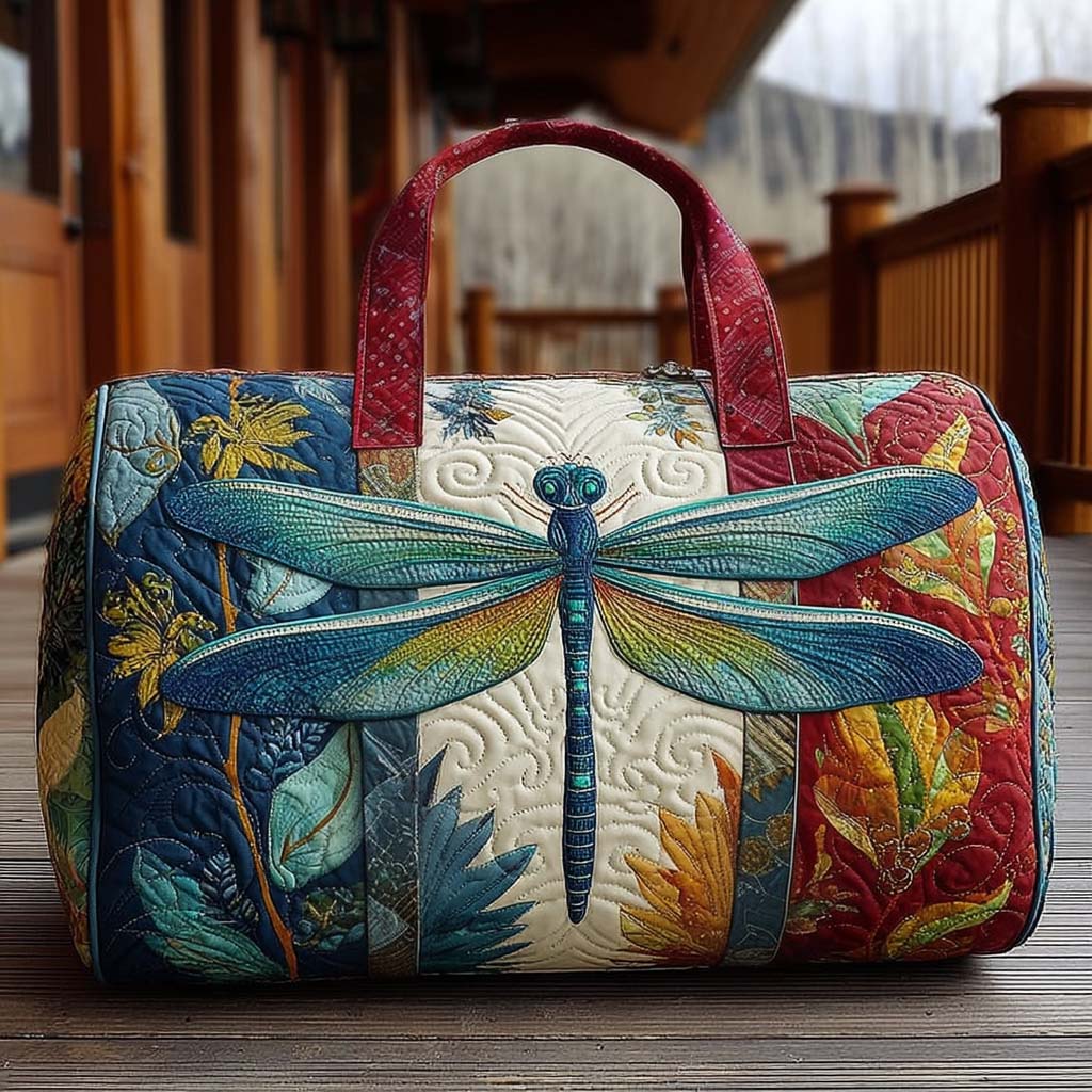 Elise | Dragonfly Garden Duffle