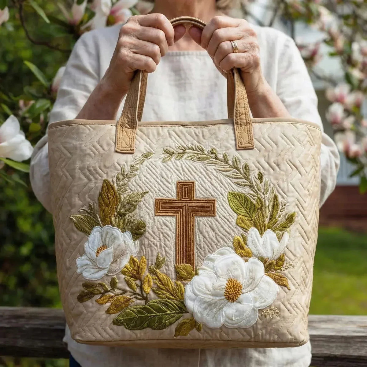 Grace | Faithful Magnolia Tote